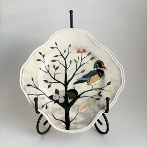 Anthropologie | Rebecca Rebouche Curious Deciduous Side Plate Duck